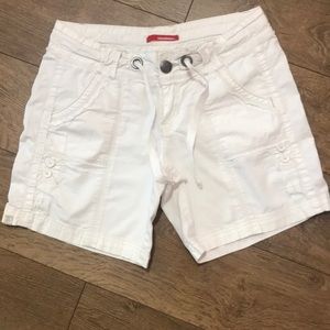 Union Bay White Cargo Shorts